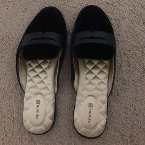 Birdies flats slippers navy mule